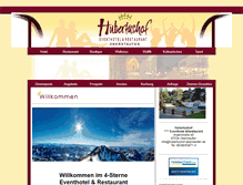 Tablet Screenshot of hubertushof-oberstaufen.de